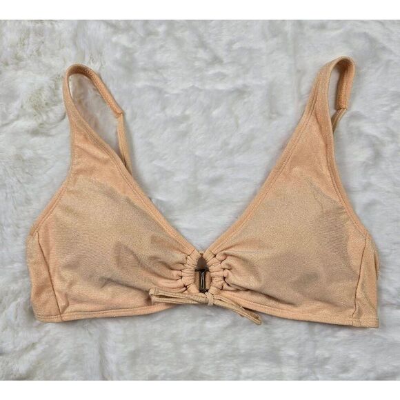 Shade & Shore Keyhole Triangle Bikini Top Medium - Picture 1 of 3